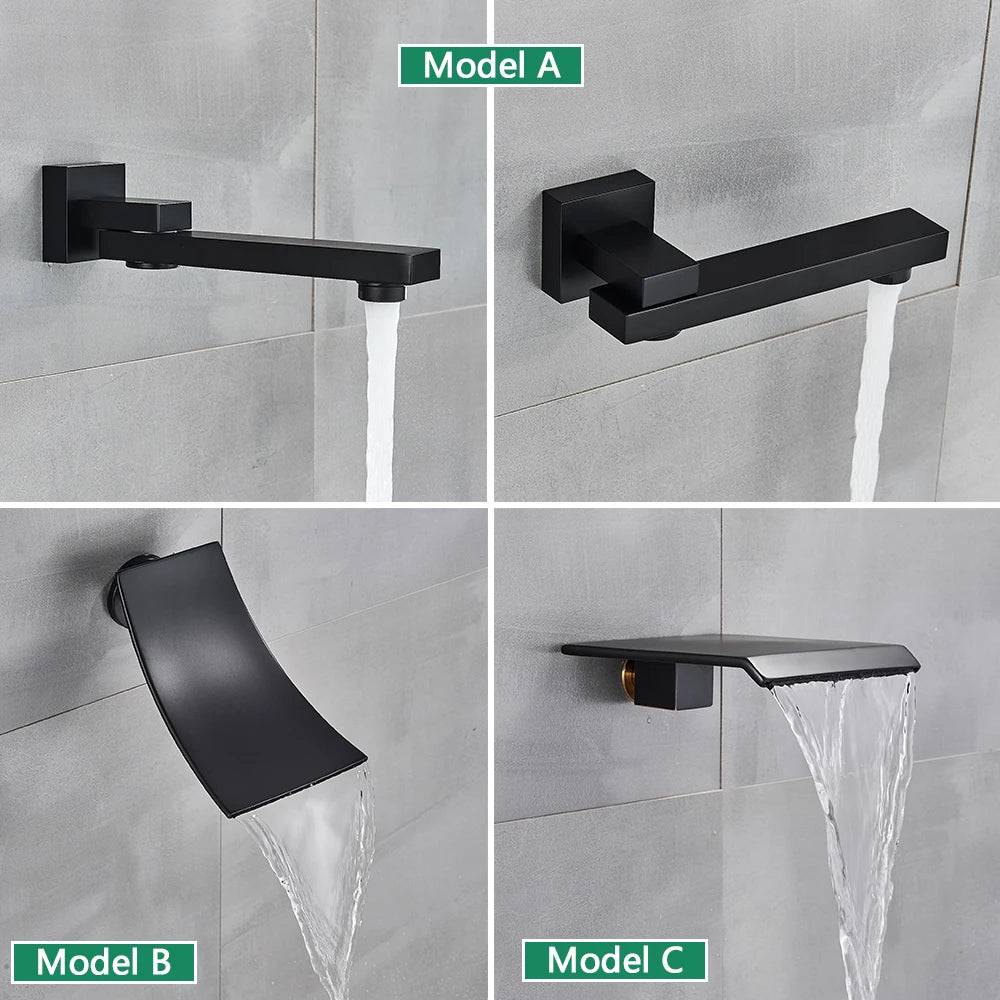 Black Stainless Steel Shower System