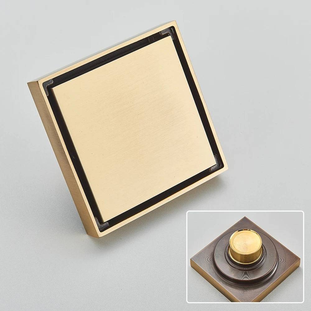 Sleek Luxury Modern Floor Drains 10*10cm