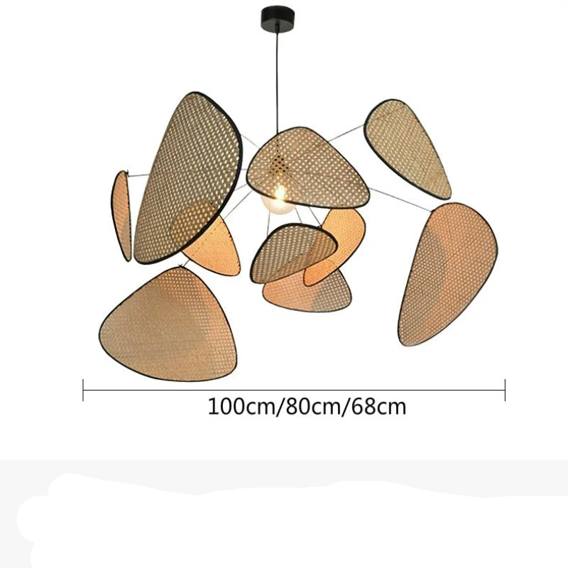 Rural Modern Wicker Chandelier