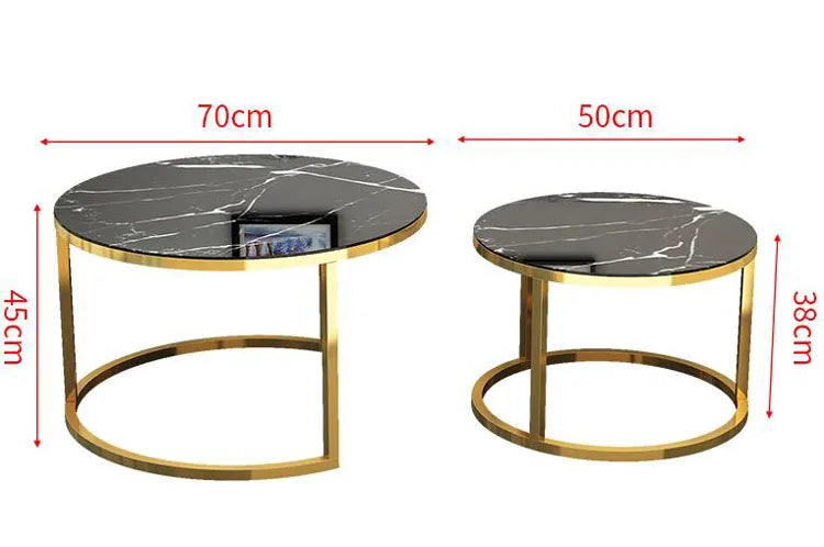 2 Modern Glass Coffee Tables