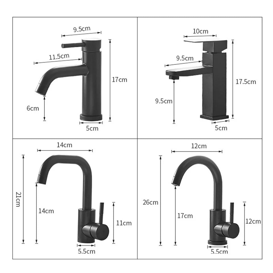 Matte Black Bathroom Faucet