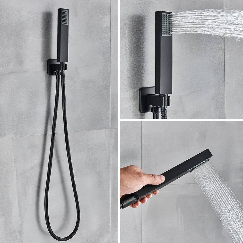 Black Stainless Steel Shower System