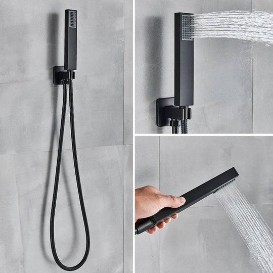 Black Stainless Steel Shower System