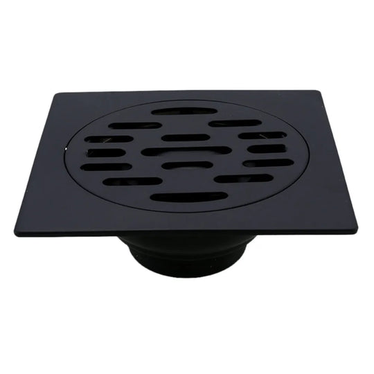 Black Bathroom Square Shower Drain