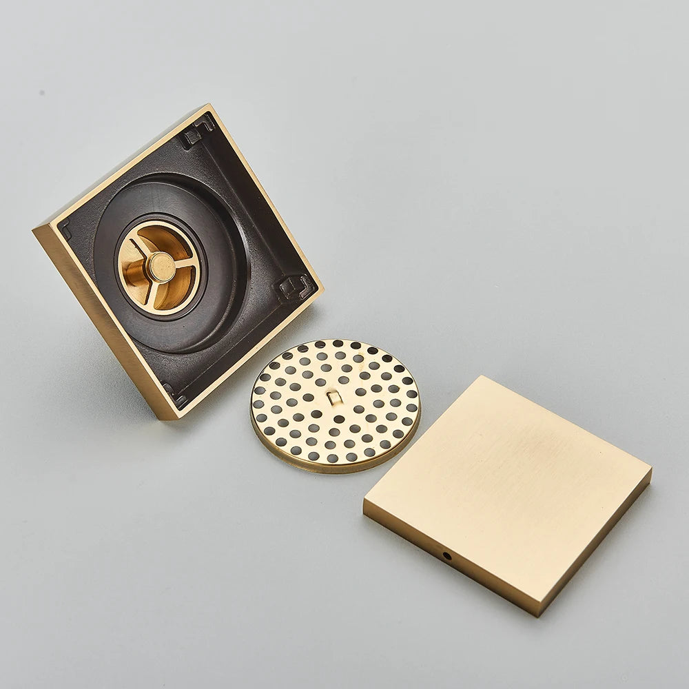 Sleek Luxury Modern Floor Drains 10*10cm