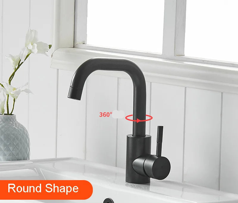 Matte Black Bathroom Faucet