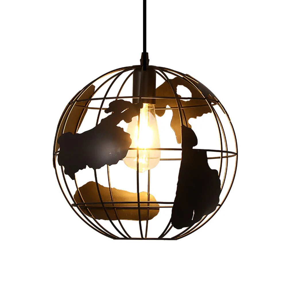 Luxury Metal Globe Pendant Light