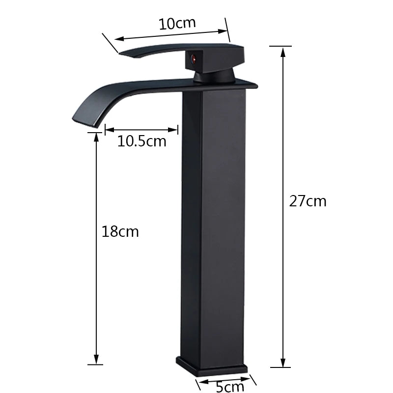 Square Mixer Basin Faucet