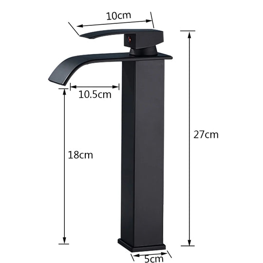 Square Mixer Basin Faucet