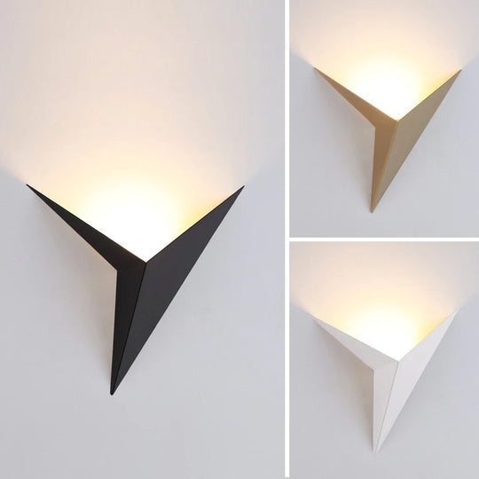 Minimalist Triangle Shape LED Wall Lamp