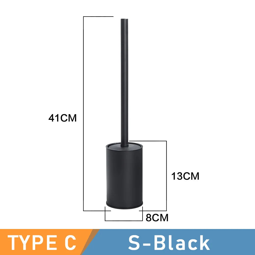 Modern Stainless Steel Toilet Brush Holder