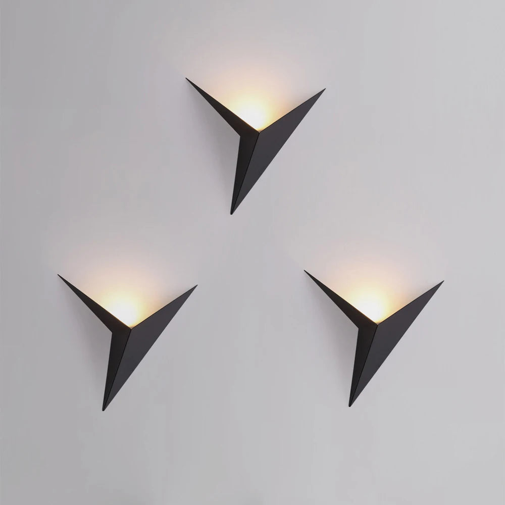Minimalist Triangle Shape LED Wall Lamp