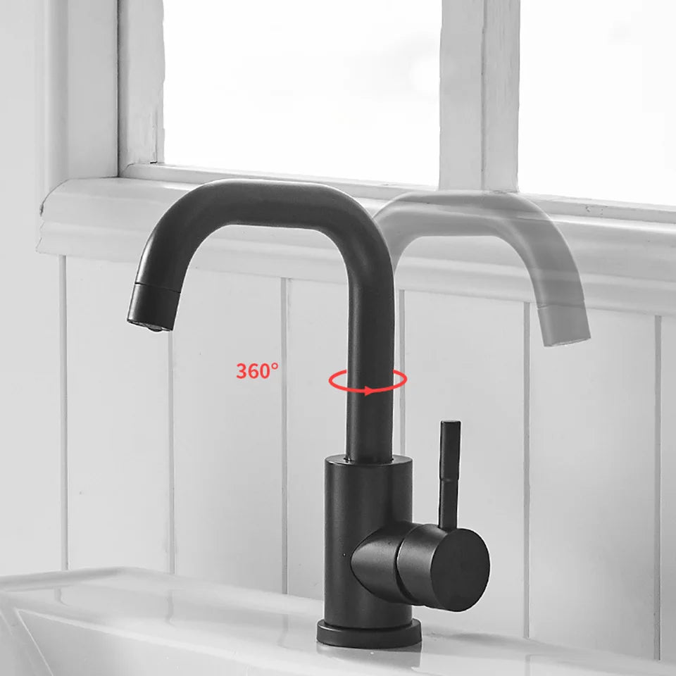 Matte Black Bathroom Faucet
