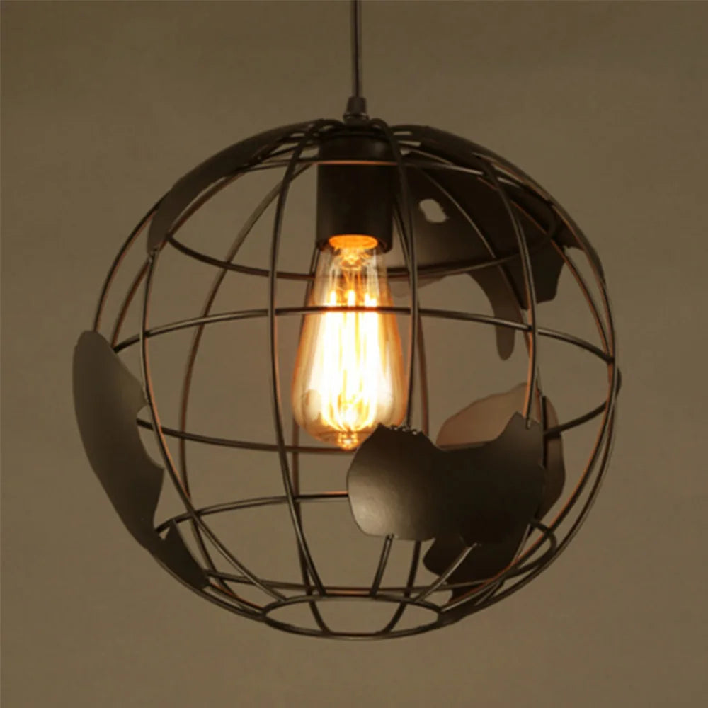 Luxury Metal Globe Pendant Light