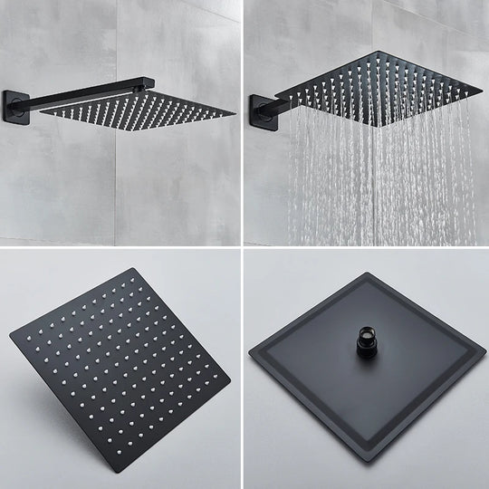 Black Stainless Steel Shower System