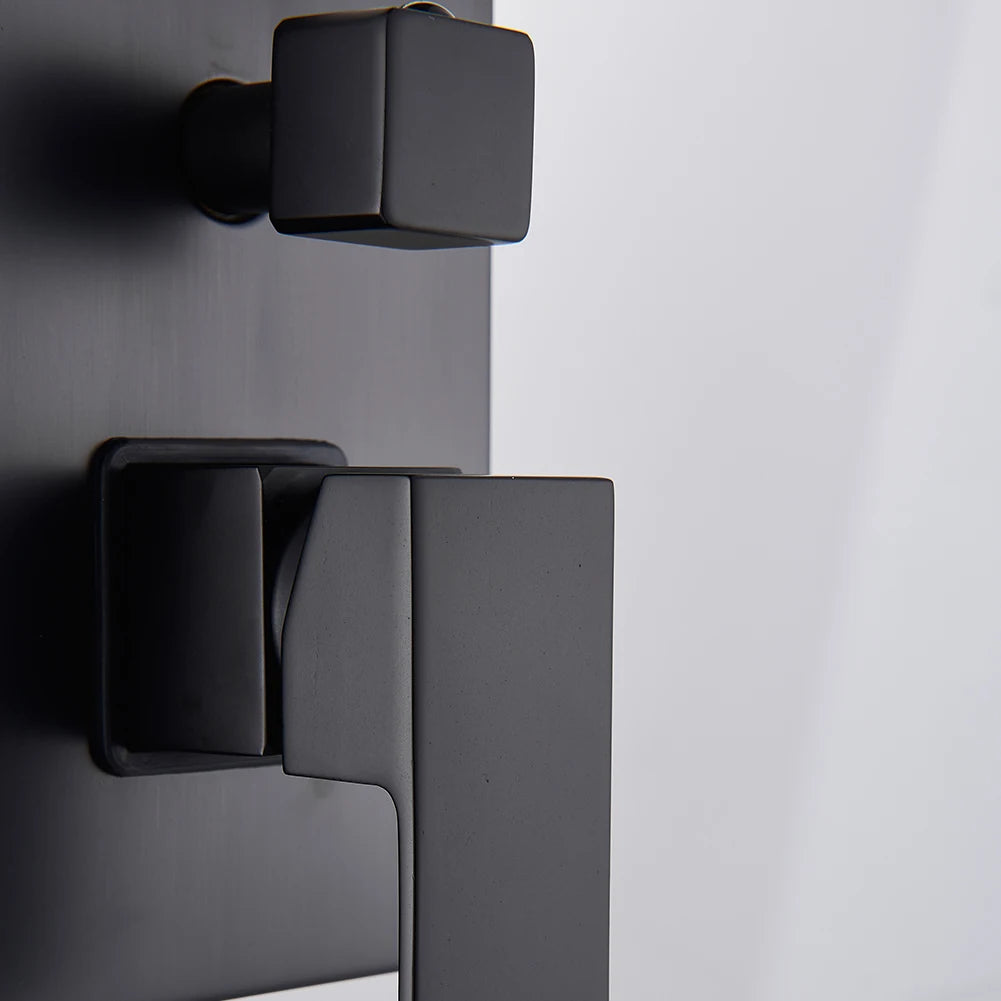 Black Stainless Steel Shower System