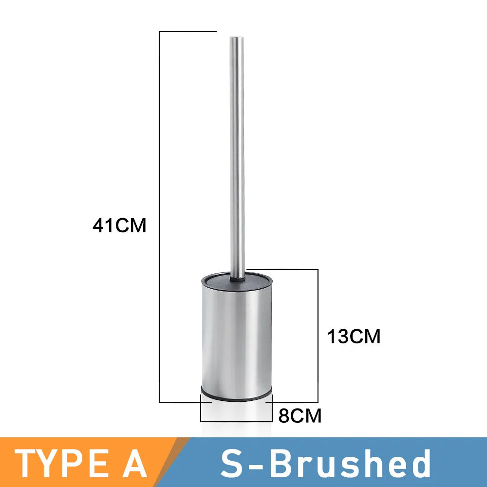 Modern Stainless Steel Toilet Brush Holder