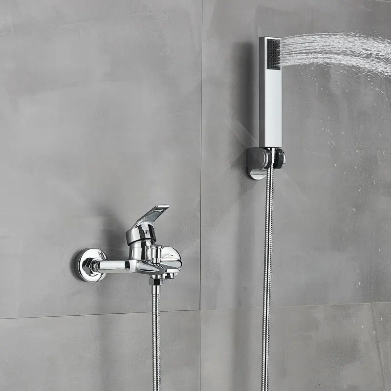 Bathroom Bathtub Faucet With Handheld Shower