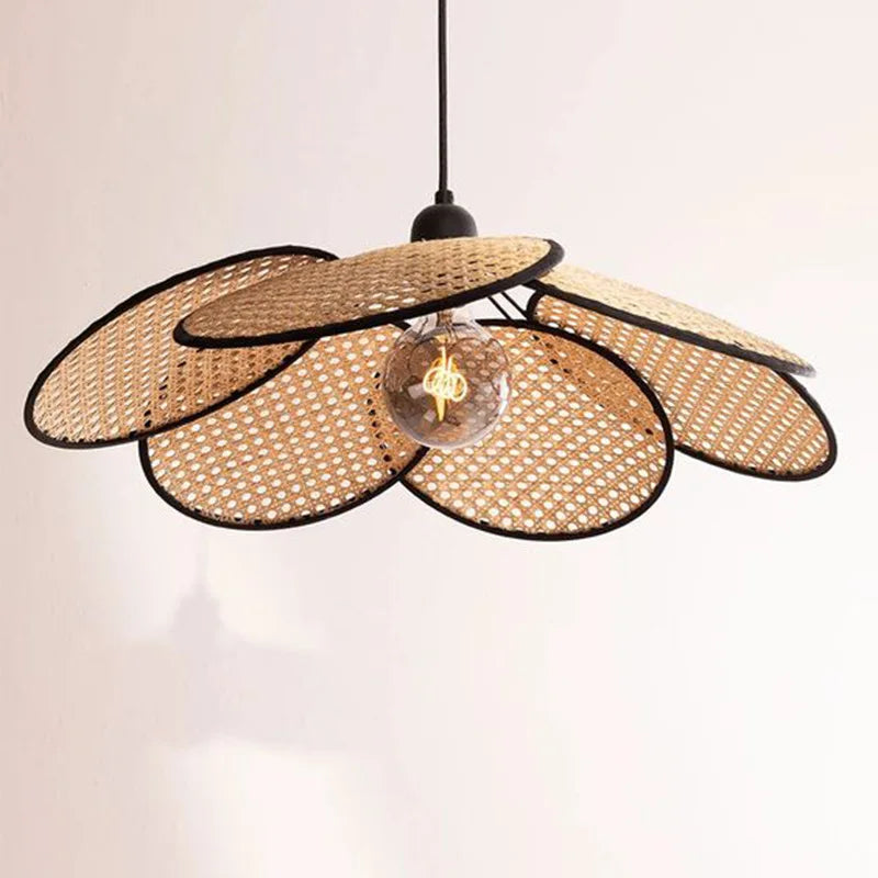 Rural Modern Wicker Chandelier