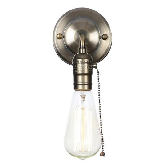 Vintage Pull Chain LED Wall Lights