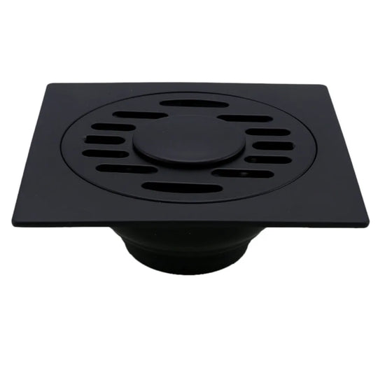 Black Bathroom Square Shower Drain
