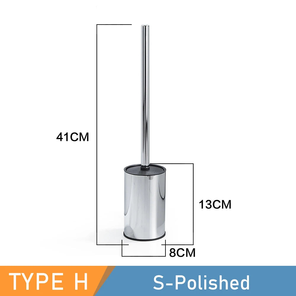 Modern Stainless Steel Toilet Brush Holder