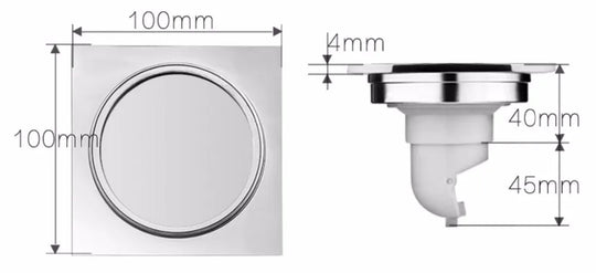 Brass Round Bathroom Floor Drain