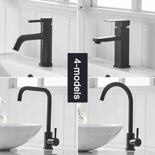 Matte Black Bathroom Faucet