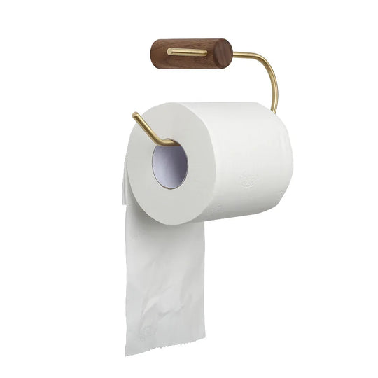 Wooden Bathroom Toilet Paper Holder