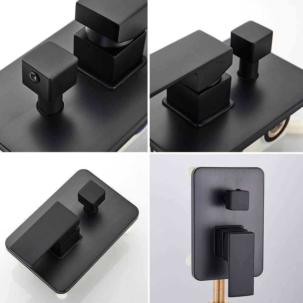Black Stainless Steel Shower System
