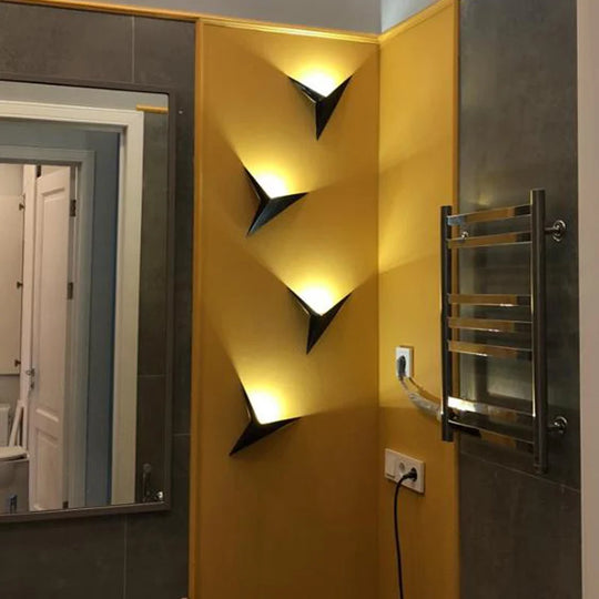Minimalist Triangle Shape LED Wall Lamp