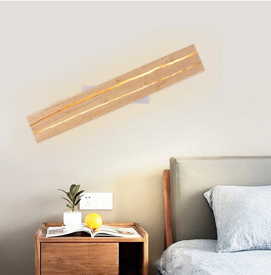 Modern Wood LED Wall Lamp