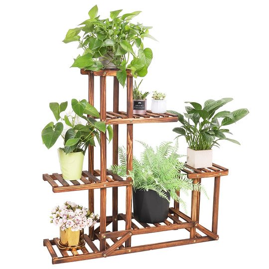 6 Tiered Wooden Plant Stand