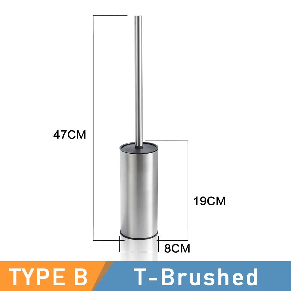 Modern Stainless Steel Toilet Brush Holder