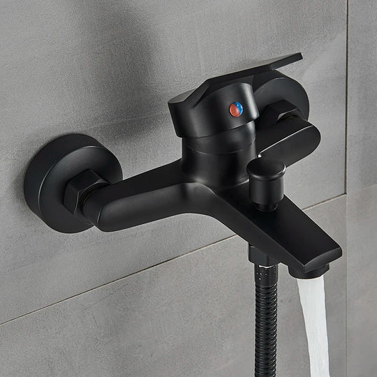 Bathroom Bathtub Faucet With Handheld Shower