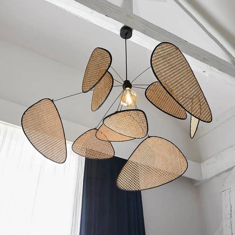 Rural Modern Wicker Chandelier