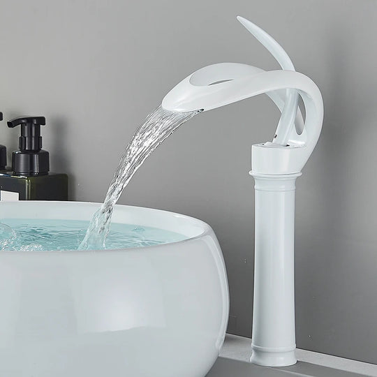 Luxury Stylish Oval Bathroom Basin Mixer Faucet