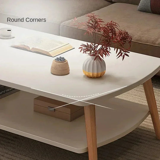 Modern Luxury White Center Coffee Table
