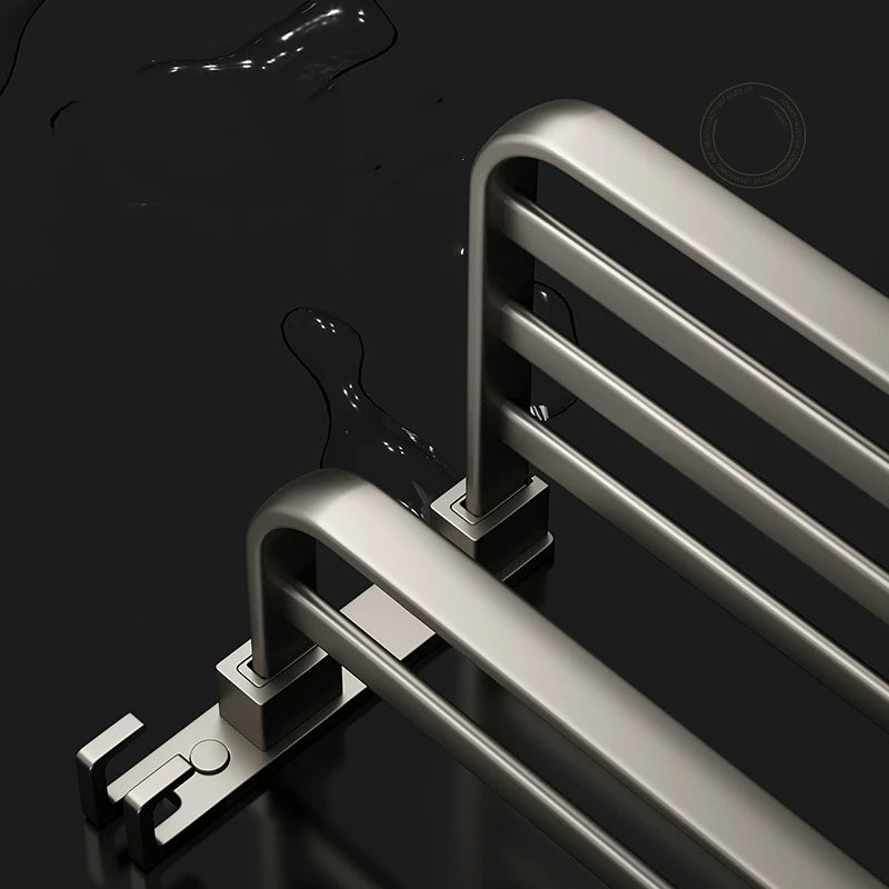 Modern Grey Towel Rack