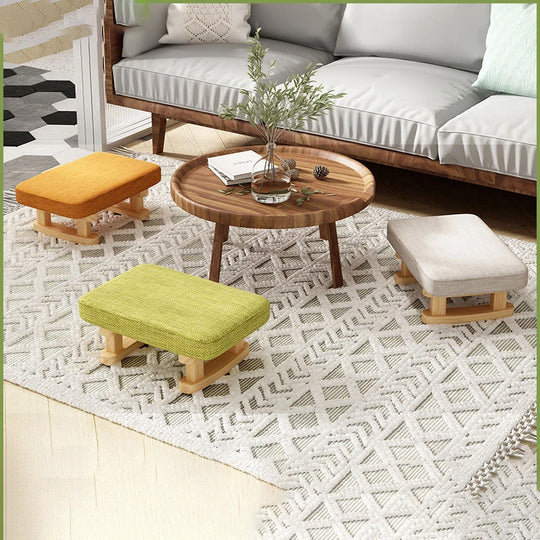 Small Wooden Stool Footrest