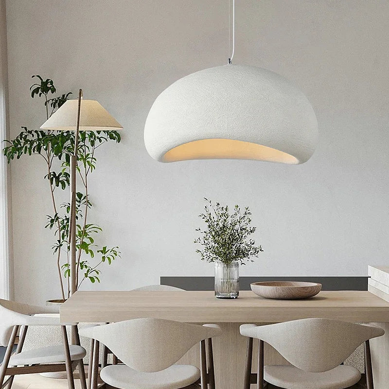 Modern White Wabi Sabi Chandelier LED