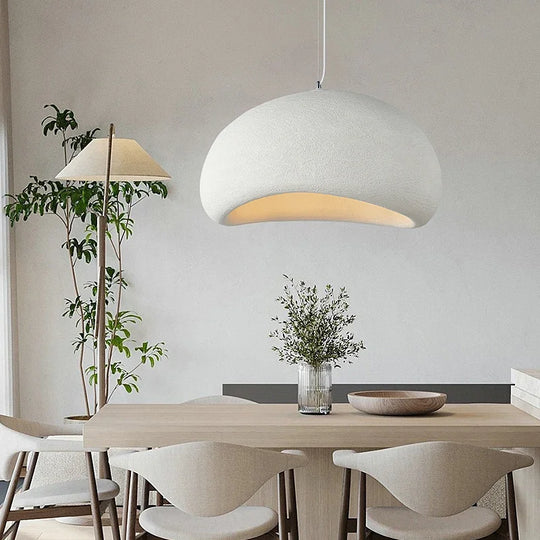 Modern White Wabi Sabi Chandelier LED
