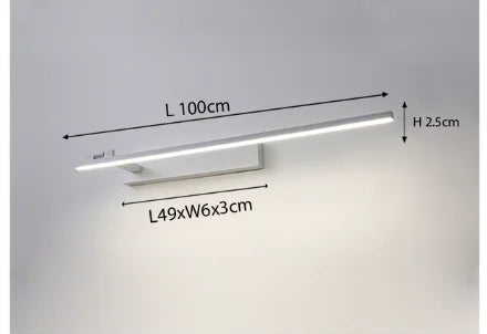 Contemporary Luxury Asymetric Bathroom Wall Light