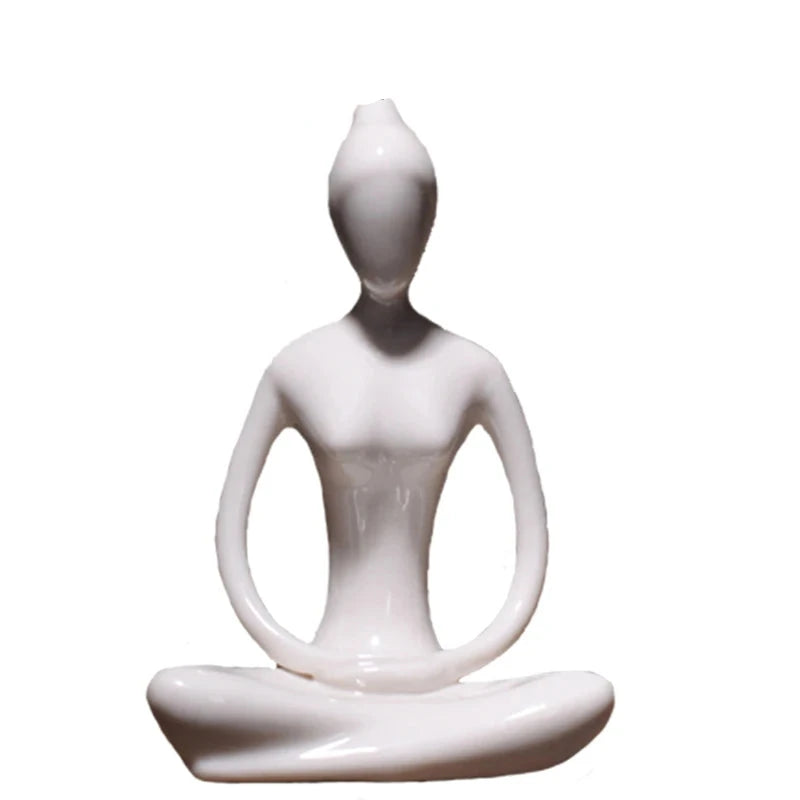 Porcelain Lady Mini Statues