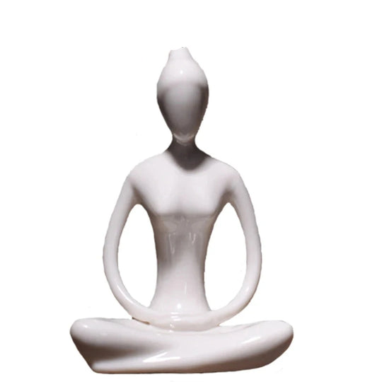 Porcelain Lady Mini Statues