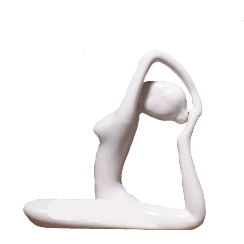 Porcelain Lady Mini Statues