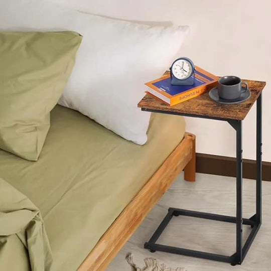C Shaped End Table Set of 2