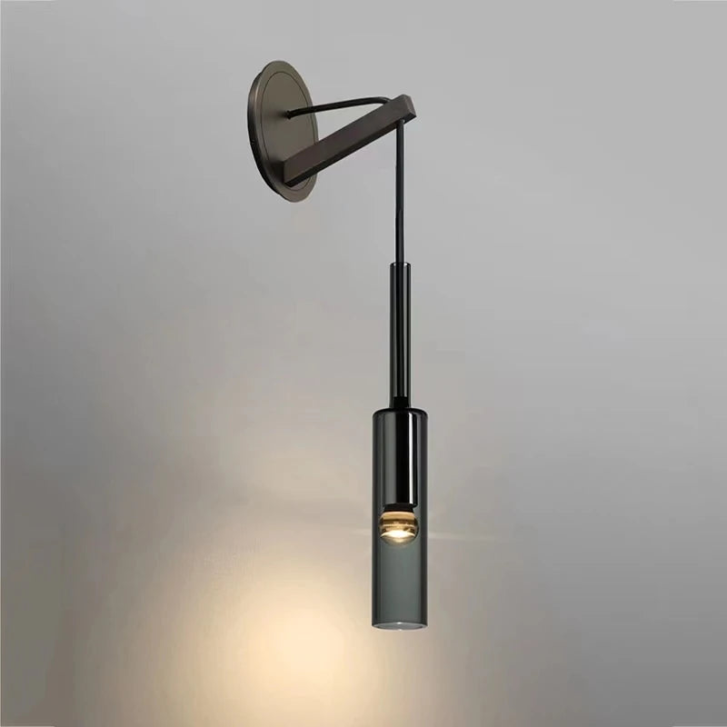 Stylish Iron & Glass Pendant/Wall Lamp