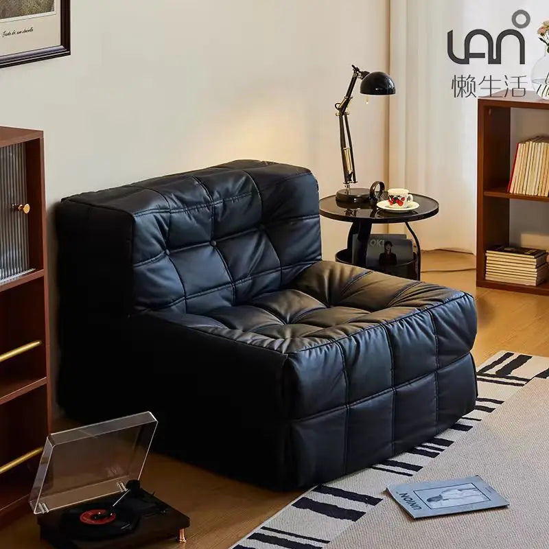 Lazy Retro Corduroy Waffle Sofa