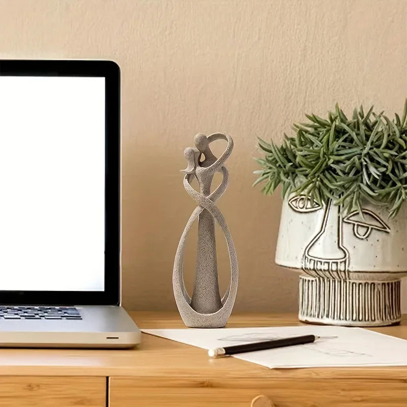 Stylish Desktop Abstract Couple Sculpture
